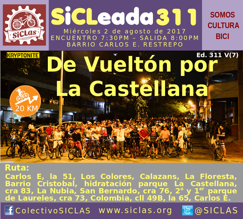 SiCLeada 311 De Vueltón por La Castellana